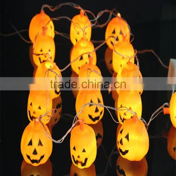 N93 3.5M Halloween Props Haunted House Supplies Bar Decoration 16 LED Pumpkin String Light Fairy Lights Festival Lamp photo-5