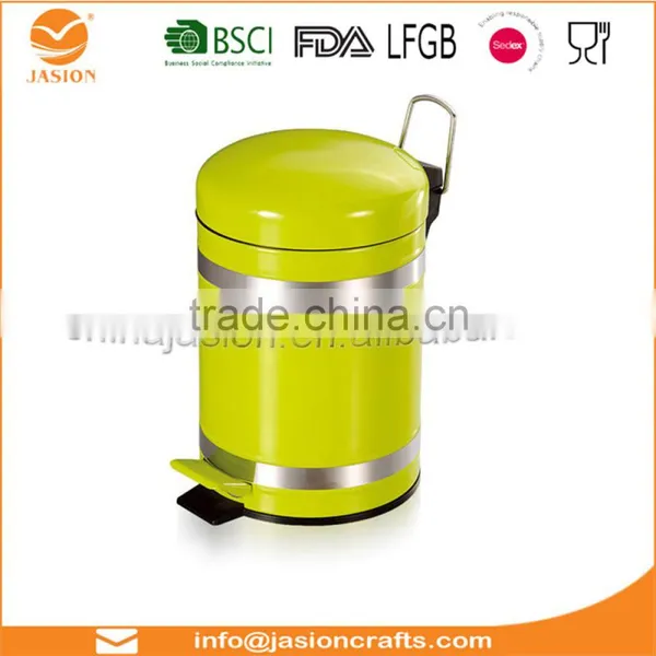 3 Litre Pedal Trash Bin White Foot Pedal Bin With Lid For Easy Opening Closing Dustbin photo-5