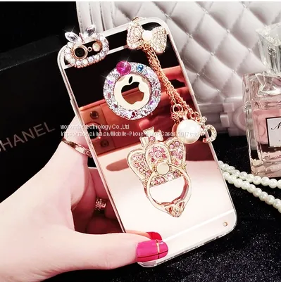 Protective Case Cover Silicone Mobile Phone Cases for IPhone7/7Plus/6/6s/6plus/6splus Cell Phone Diamond Crystal Cases photo-3