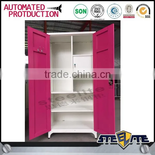 Simple Bedroom Wardrobe Designs Cheap Steel Almari photo-5