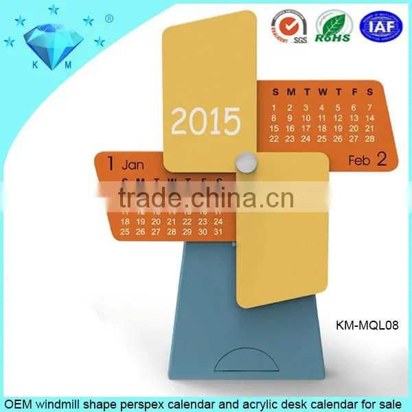 New Design Acrylic Calendar Pen Holder and Photo Frame Display Stand photo-3