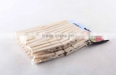Cheap and Hot Sale 48pcs Wooden Clothes Peg Wooden Clip photo-2