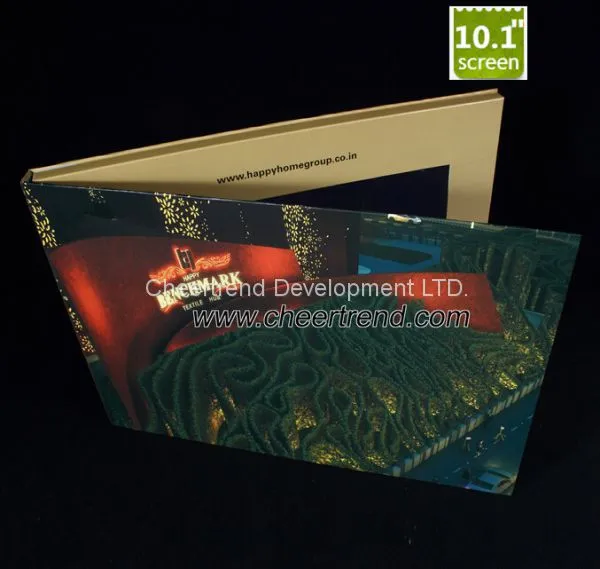 4.3 Inch Lcd Video Brochure With Video Screen , Hard Cover Video Greeting Card photo-5