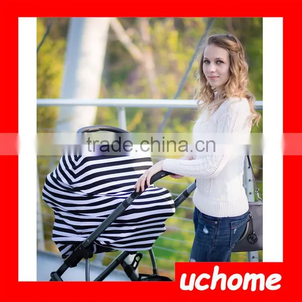UCHOME New Style Soft Cotton Nursing Cover For Breastfeeding Baby Car Seat CCanopy photo-3
