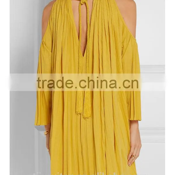 Women Pleated Tops, Pleated Blouse,pleated Dress,summer Pleat Blouse photo-2
