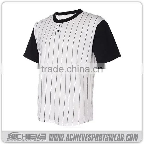 Sample Print Custom Cotton Satin Baseball Softball Shirt photo-4