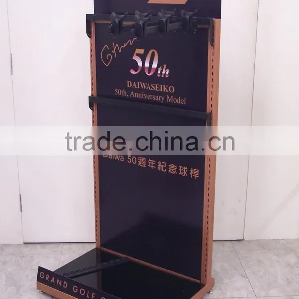 Freestanding Rose Gold Frame Universal Slotted Golf Club Standards photo-2
