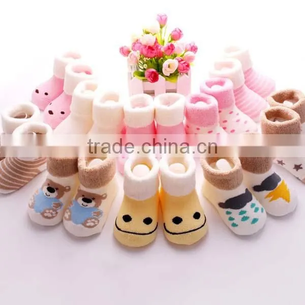 Wholesale Cute Thick Warm Winter Baby Socks New Fashion Design Cheap Ankle Fuzzy Baby Socks photo-4