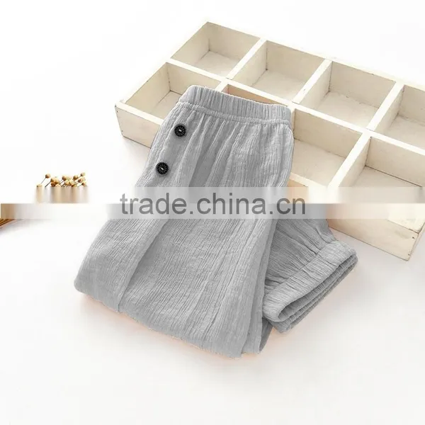 Baby Summer Air Condition Pants Anti-mosquito Pants Cotton Ankle Length Bloomers photo-4
