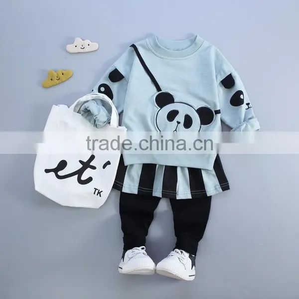 2016 Autumn Baby Girl Clothing Set Wholesale Children's Boutique Clothing photo-2