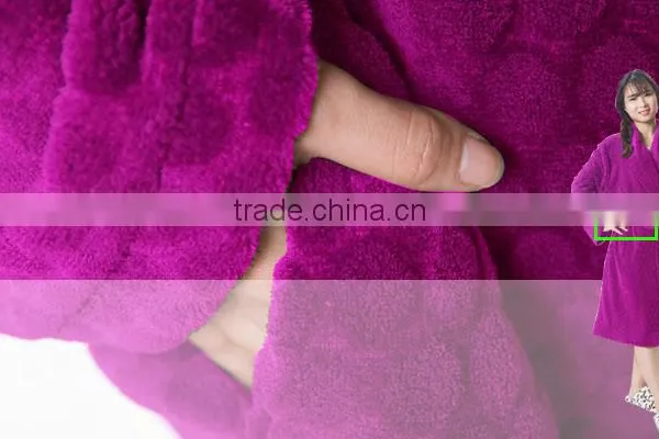 Wholesales Fleece Plain Women Robe photo-5