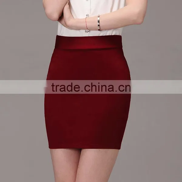 Bospoke Factory Price Ladies Office Skirt Pattern photo-5