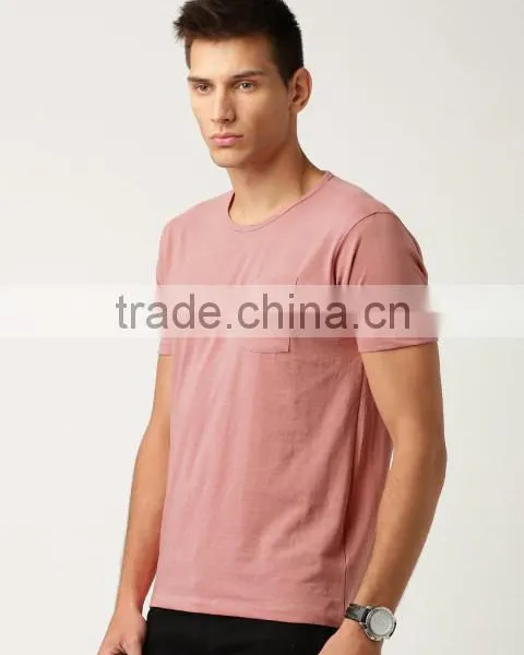 2017 Guangzhou Shandao Garment New Design 180g 100% Cotton Plain Short Sleeve O-Neck Men's T Shirt photo-2