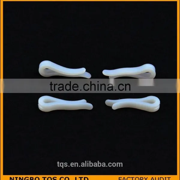 Garment Accessory Without Teeth Shirt Packing White Plastic Clips photo-2
