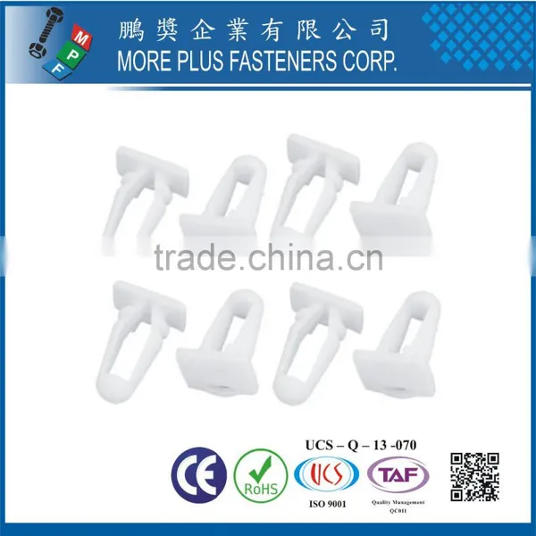 Made in Taiwan PP Nylon Easy Release Push Fit Plastic Rivet White photo-6