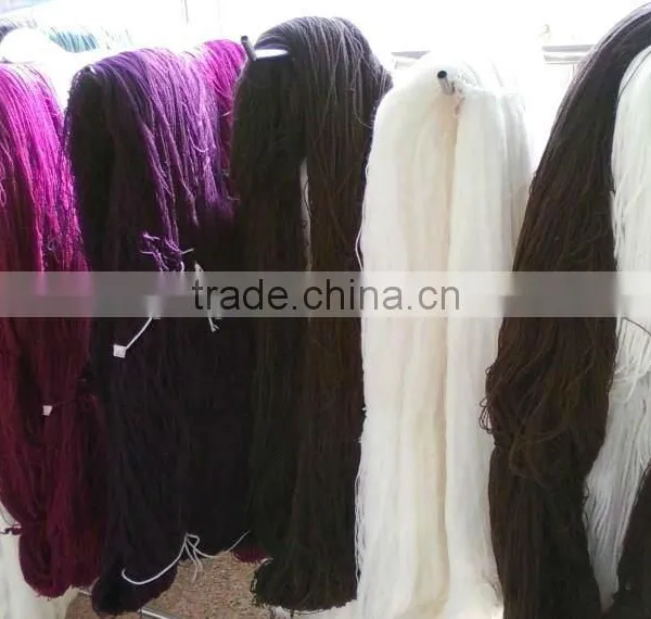 China Wholesale Acrylic High Bulk Yarn 32NM/2 White Color photo-2