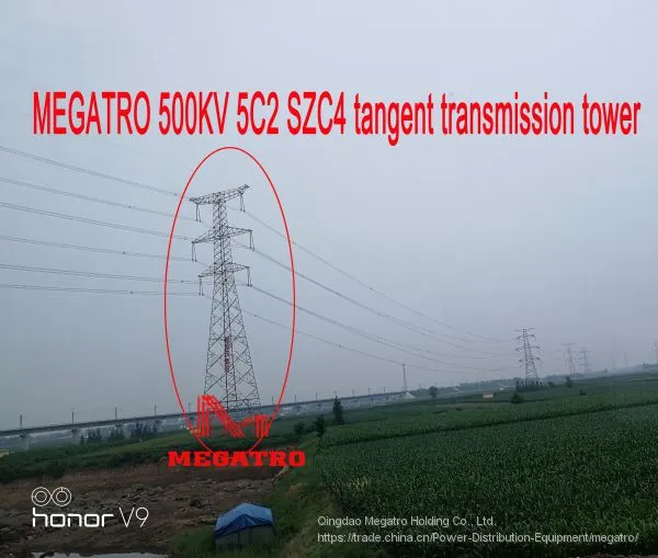 MEGATRO 500KV 5C2 SZC4 Tangent Transmission Tower photo-5