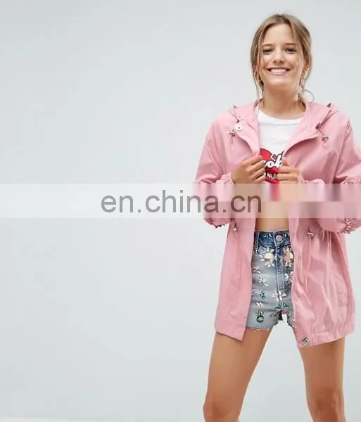 2016 New Fashion China Women Custom Long Trench Coat photo-2