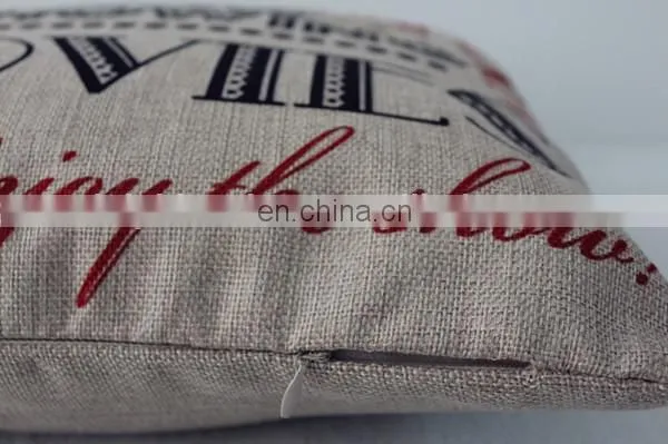 Customized New Design Sofa Chair Cushion Cover Fabric Fashion Handmade Linen Embroidery Cushion Cover photo-4