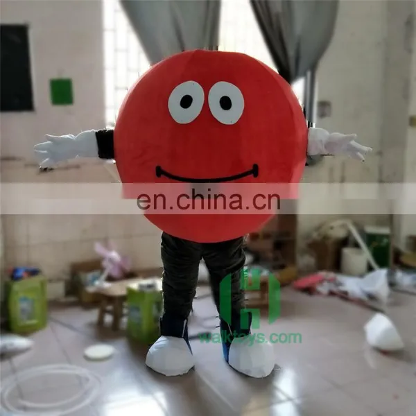HI EN71 Funny Red Smile Mascot Costume for Adult photo-3