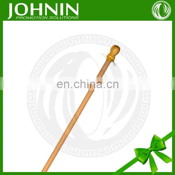 Johnin Hot Sale Product Cheap Wholesale Wooden Pole Hand Hold Flag photo-6