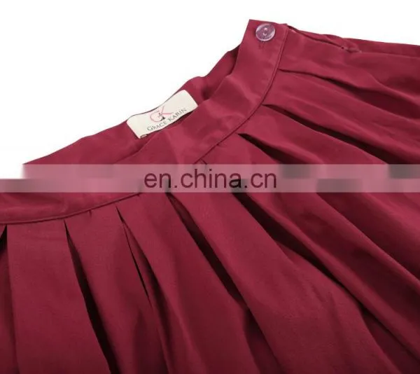 Grace Karin Occident Women's Vintage Retro Short Cotton 50s Skirt 21 Patterns CL6294-20 photo-3