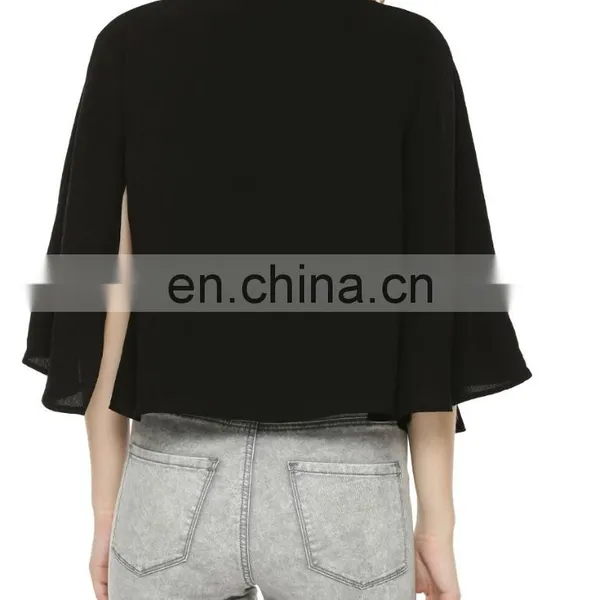 Beautiful Front Tie Cape Jacket for Women photo-2