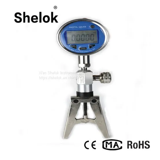 Battery Powered Oil, Water Pressure Gauge Digital photo-3