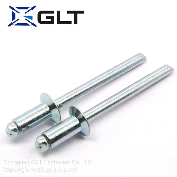 Fastener Customization 6.4*16mm Wrought Iron Open End Type Blind Rivets