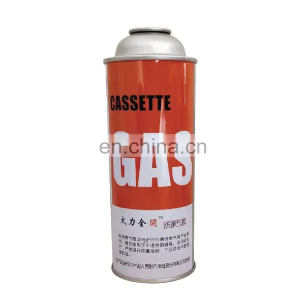 Hebei Empty Aerosol Container 220g and Gas Butane Cartridge With Valve and Cap Empty photo-4