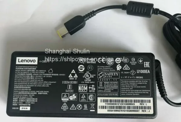 Lenovo 20В 135Вт адаптеры питания AC/DC Агент адаптеров Delta Адаптеры для ноутбуков Lenovo Адаптеры для ноутбуков Dell