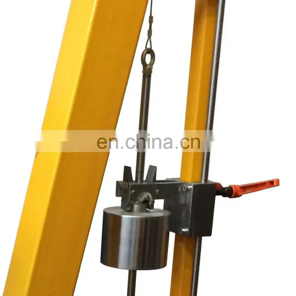 ECE R22.05 Standard 15kg Weights Motorcycle Helmet Projection Surface Friction Testing Machine photo-5