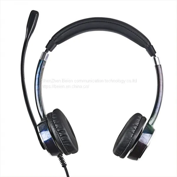 China Beien FC22 RJ Business Telephone Headset for Call Center Customer Service Multimedia Teaching Headset photo-2