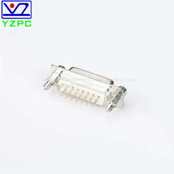 D-SUB DP 15Pin Connector Female Two Row Welded Plate Riveting Harpoon 6.0 The Lock10.0 Screw photo-2