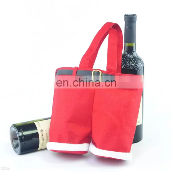 Factory Sales Non Woven Felt Christmas Wine Bag photo-6