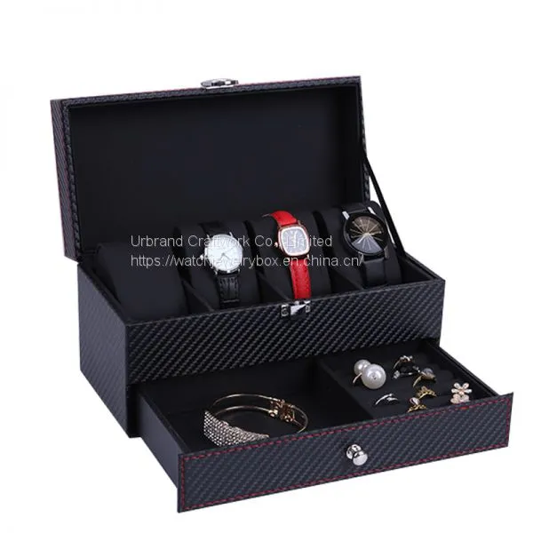 Luxury Watch Display Case/Watch Box With Drawer Watch Packaging Box For Men photo-3