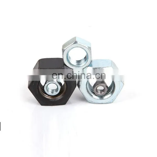 China Manufacturer Zinc Plated Gr 6 8 DIN934 M16 Hexagonal Nut ISO4032 M26 M56 m8 Hex Nut M12 photo-2
