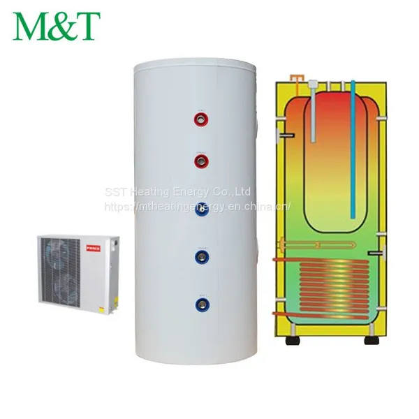 Hot Water Storage Tank Duplex Stainless Coil Twin 120 Gallon photo-2