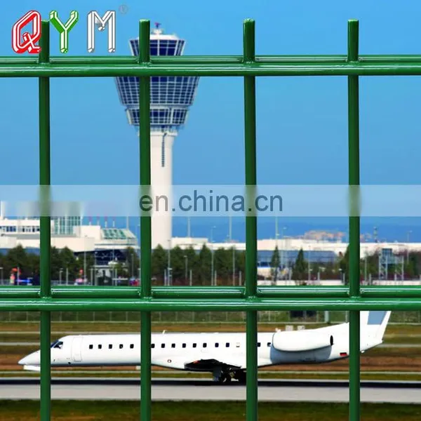 Green Galvanized Powder Coated 868 Double Wire Mesh Fence photo-3