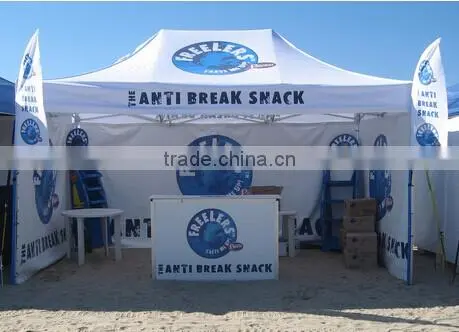 3x3m Folding Tent With Side Panels photo-3