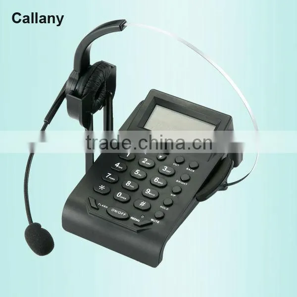Call Center Telephone Memo Pad With Headset