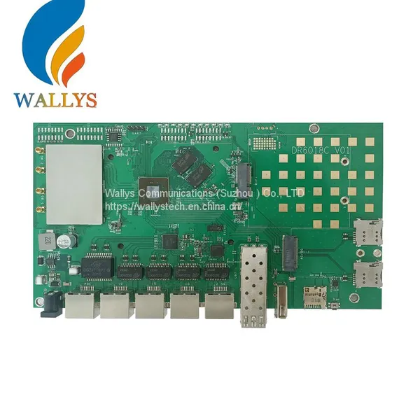 Wallystech Wifi6 Router DR6018C V01/Quaclomm IPQ6010/IPQ6018 OpenWRT QCN9074 WiFi 6E Card 2.4G&5G photo-2
