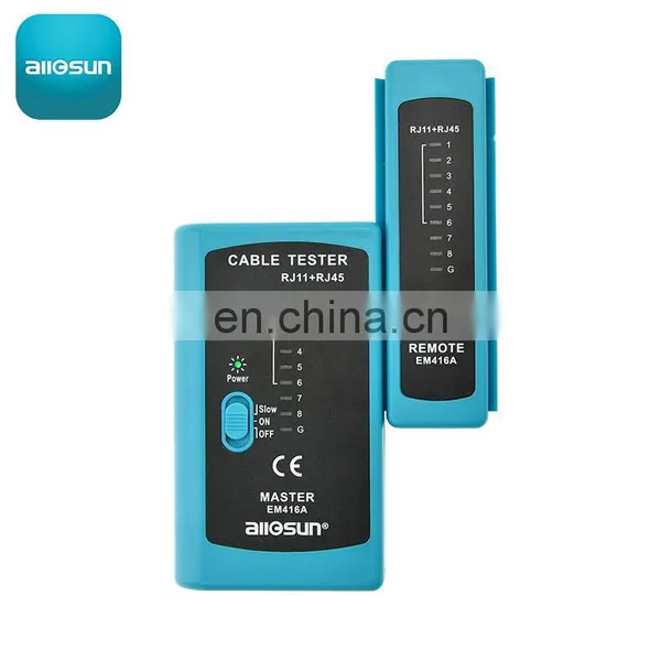 Allosun EM416A RJ11,RJ12 or RJ45 Network Cable Diagnose Tool Short Circuit Open Circuit Wrong Connection Detecetor photo-3