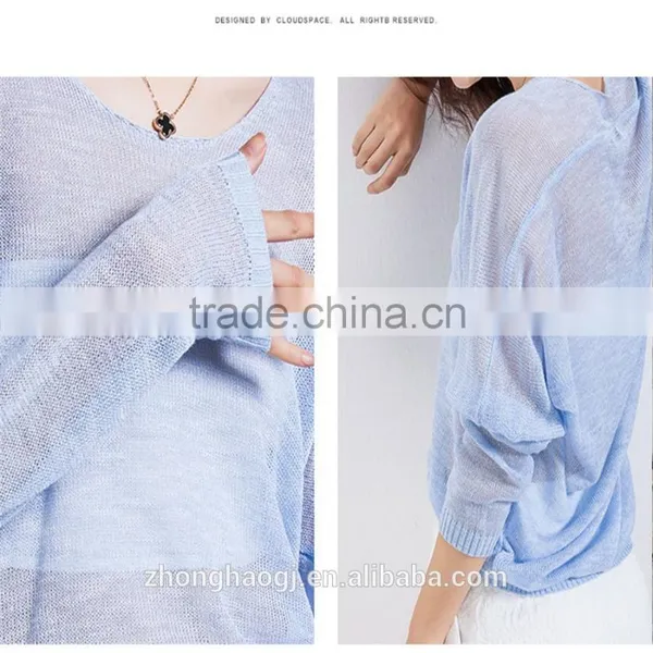 New Fashion Women Summer Pullover Breathable Sweater With Best Qualtiy photo-2