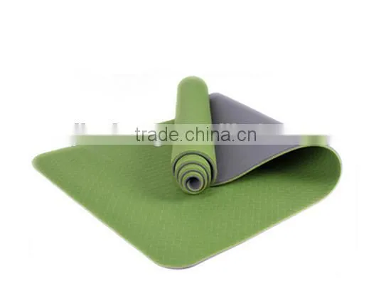 Popular And Comfortable Double Embossing High-elastic TPE Yoga Mat photo-3