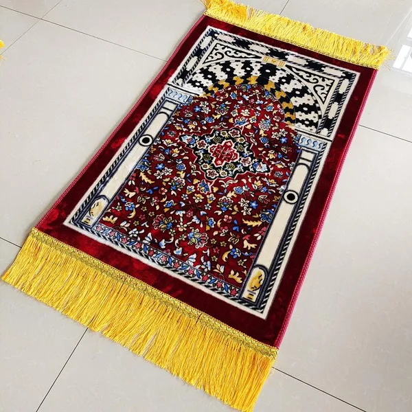 Islamic Prayer Mats Perfect Ramadan Gifts High Quality Quilted Sajadah Muslim Prayer Rug Islam Comfortable Prayer Mat photo-5