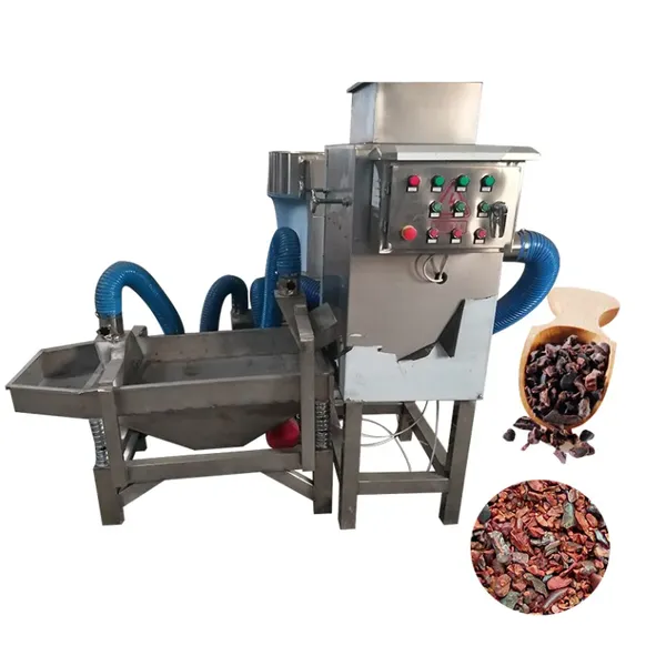 High Quality Peeling Cocoa Bean Skin Remove Peeler Machine Industrial Cocoa Machine for Processing Cocoa Sale