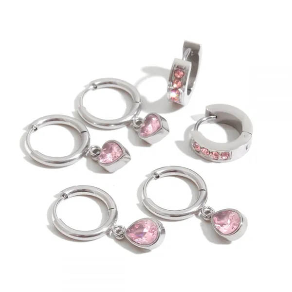 Tarnish Resistant Gold Plated Earrings - High Quality Stainless Steel Fashion Jewelry photo-3