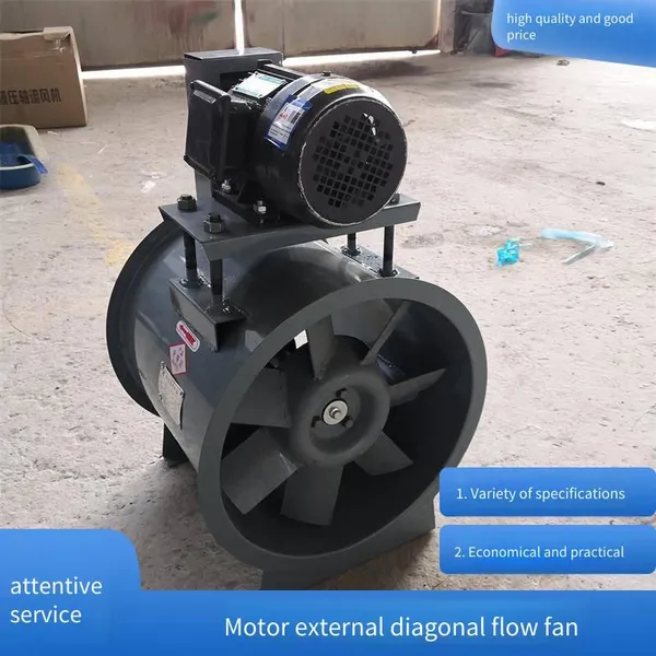 Factory Ventilation, External Motor Axial Flow Fan, Large-space Air Circulation, Anti-corrosion Fiberglass Fan photo-4