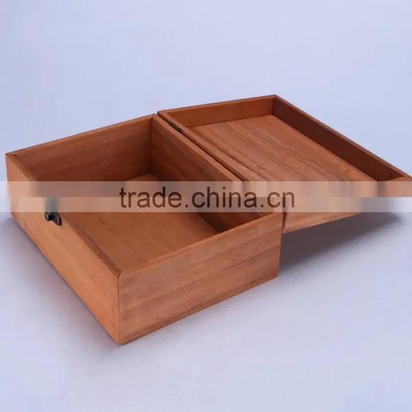 High End Wooden Box With Hot Stamping Logo,wooden Storage Box,gift Box Design photo-2
